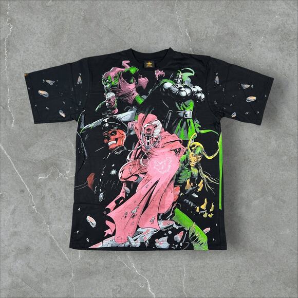Dr Doom AOP Green Goblin Mephisto Magneto Marvel Comics Size XL Modern T-Shirt - Picture 1 of 7